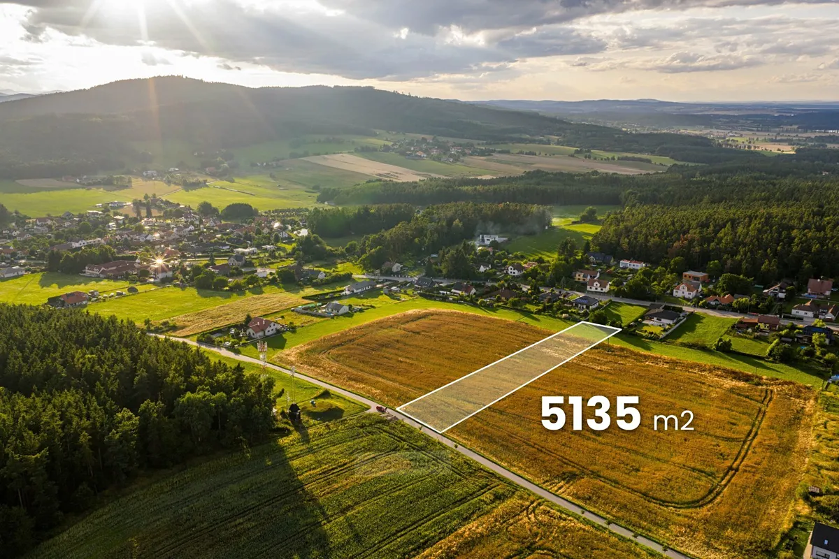Prodej stavebního pozemku 5135 m²